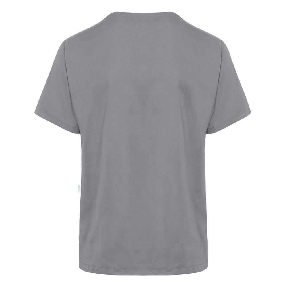 KARLOWSKY | Herren Kurzarm Schlupfkasack (platingrau) KS 65