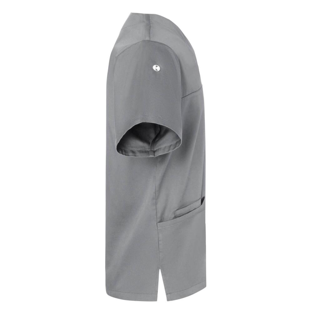 KARLOWSKY | Herren Kurzarm Schlupfkasack (platingrau) KS 65