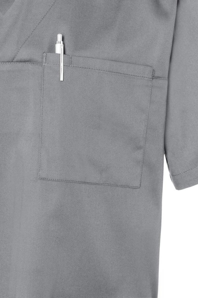 KARLOWSKY | Herren Kurzarm Schlupfkasack (platingrau) KS 65