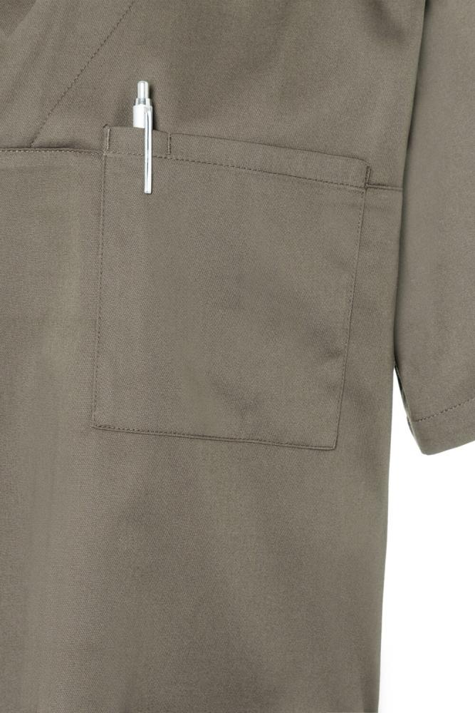 KARLOWSKY | Herren Kurzarm Schlupfkasack (salbei) KS 65
