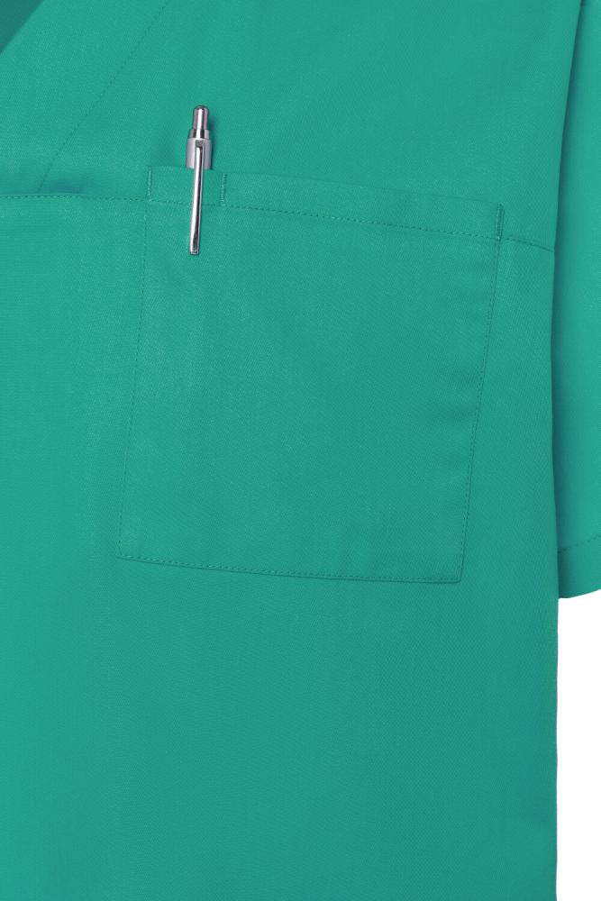 KARLOWSKY | Herren Kurzarm Schlupfkasack (smaragdgrün) KS 65