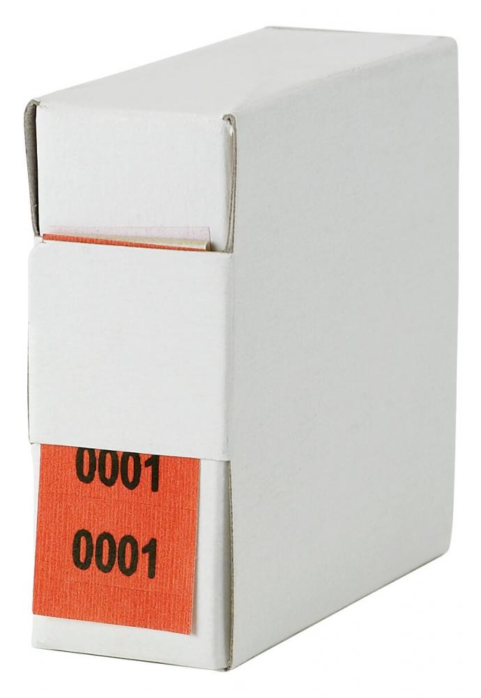 MED+ORG Archivnummern Nummernetiketten rot 29001 bis 30000