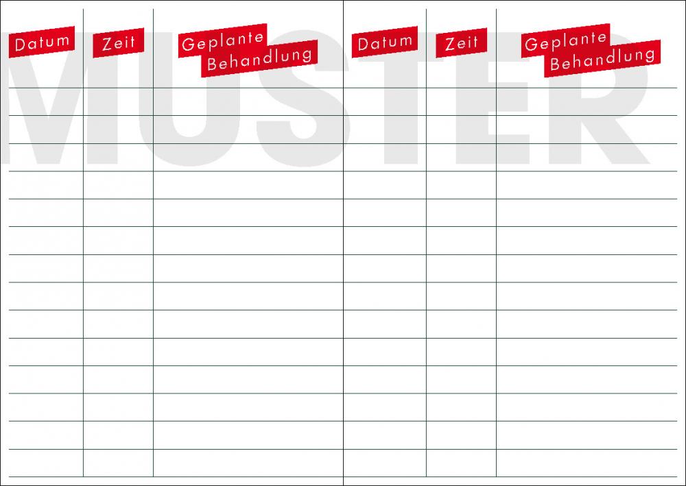 MED+ORG Terminkarte Rückseite