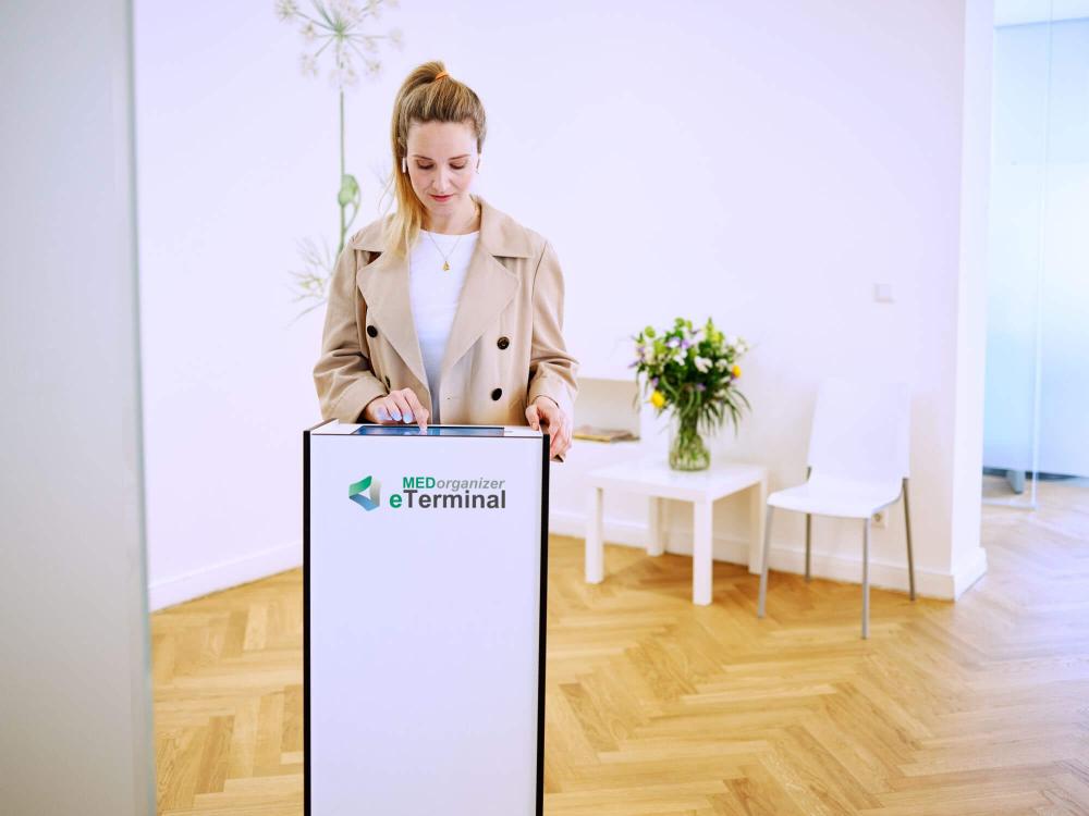 MEDorganizer eTerminal alpinweiß