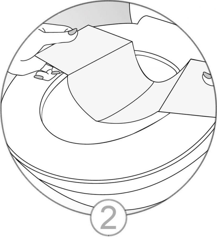 MED AUXIL Stuhlprobenfänger Stuhlauffanghilfe (deutsch)