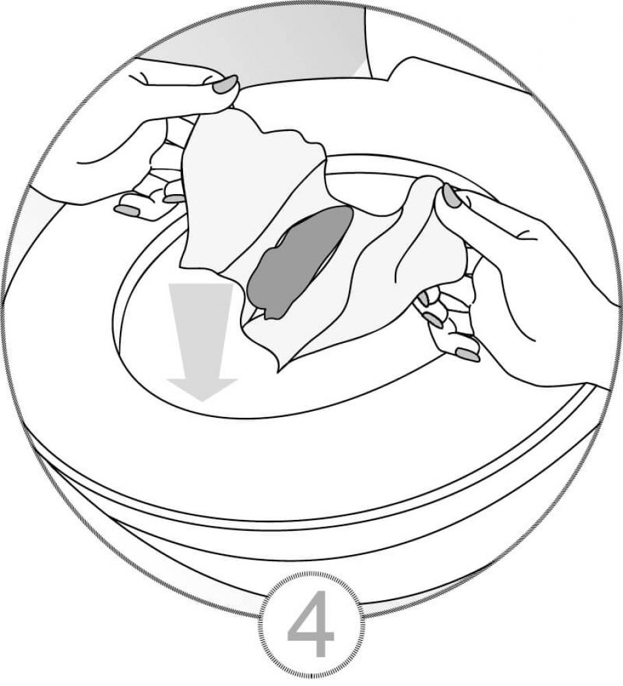 MED AUXIL Stuhlprobenfänger Stuhlauffanghilfe (deutsch)