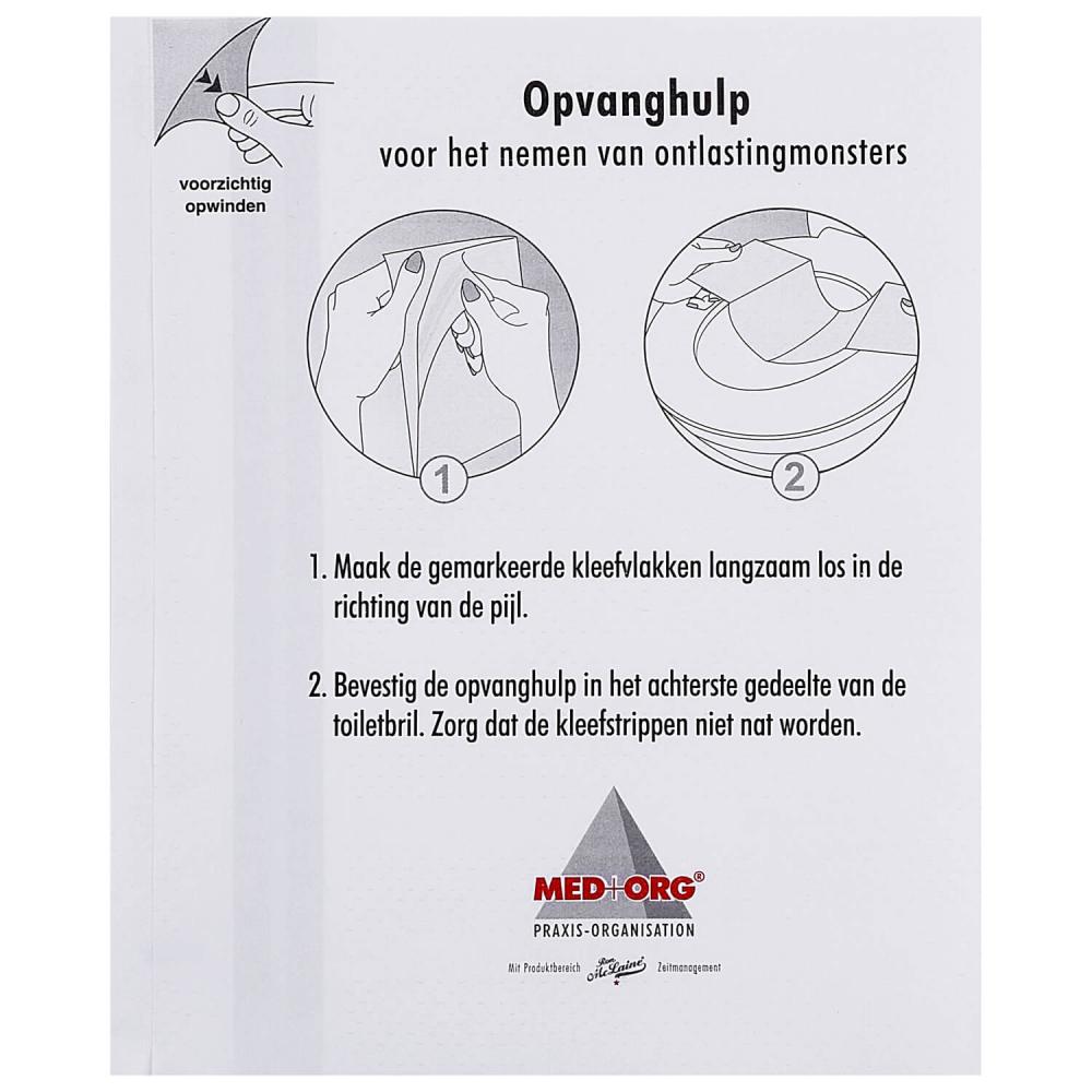 MED AUXIL Stuhlprobenfänger Stuhlauffanghilfe (holländisch) Opvanghulp voor het verzamelen van ontlasting