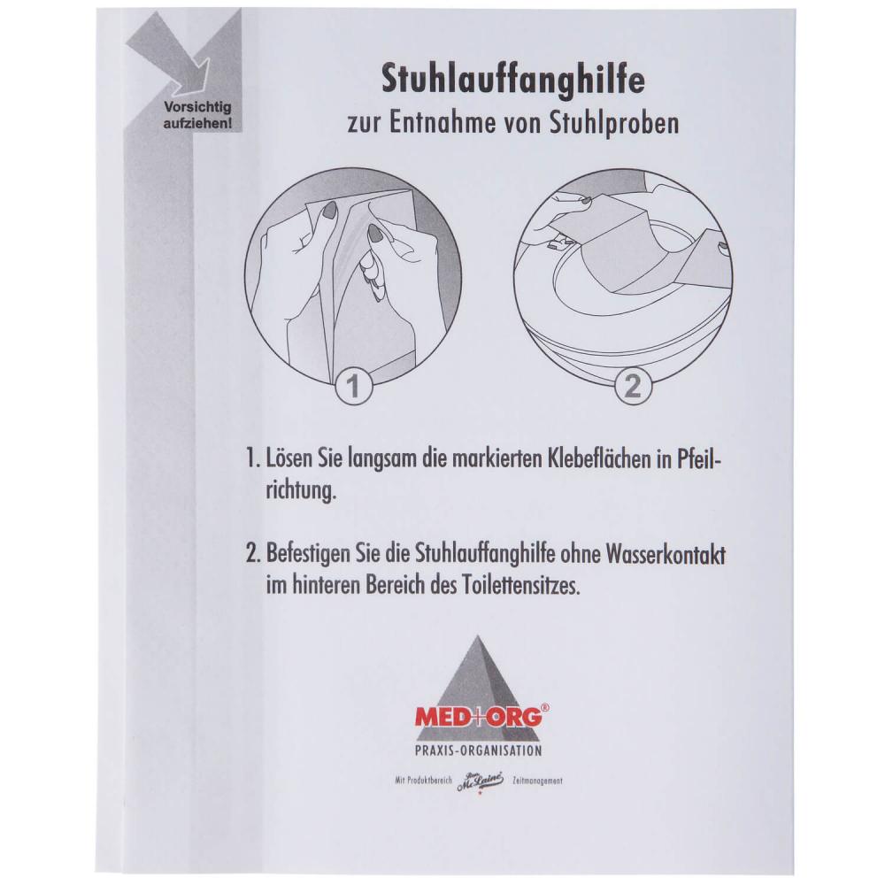 MED AUXIL Stuhlprobenfänger Stuhlauffanghilfe (deutsch)
