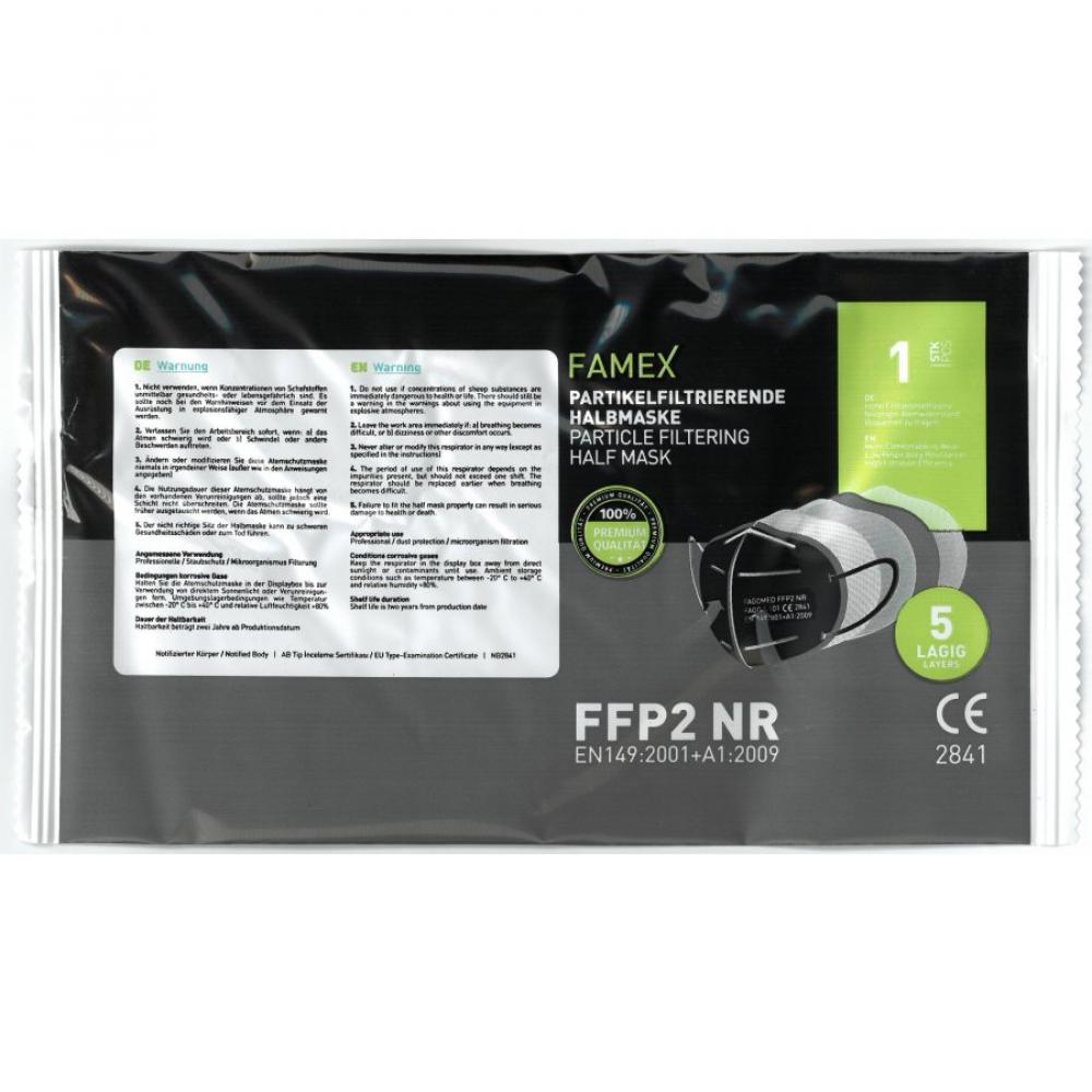 FFP2 Atemschutzmaske (schwarz)