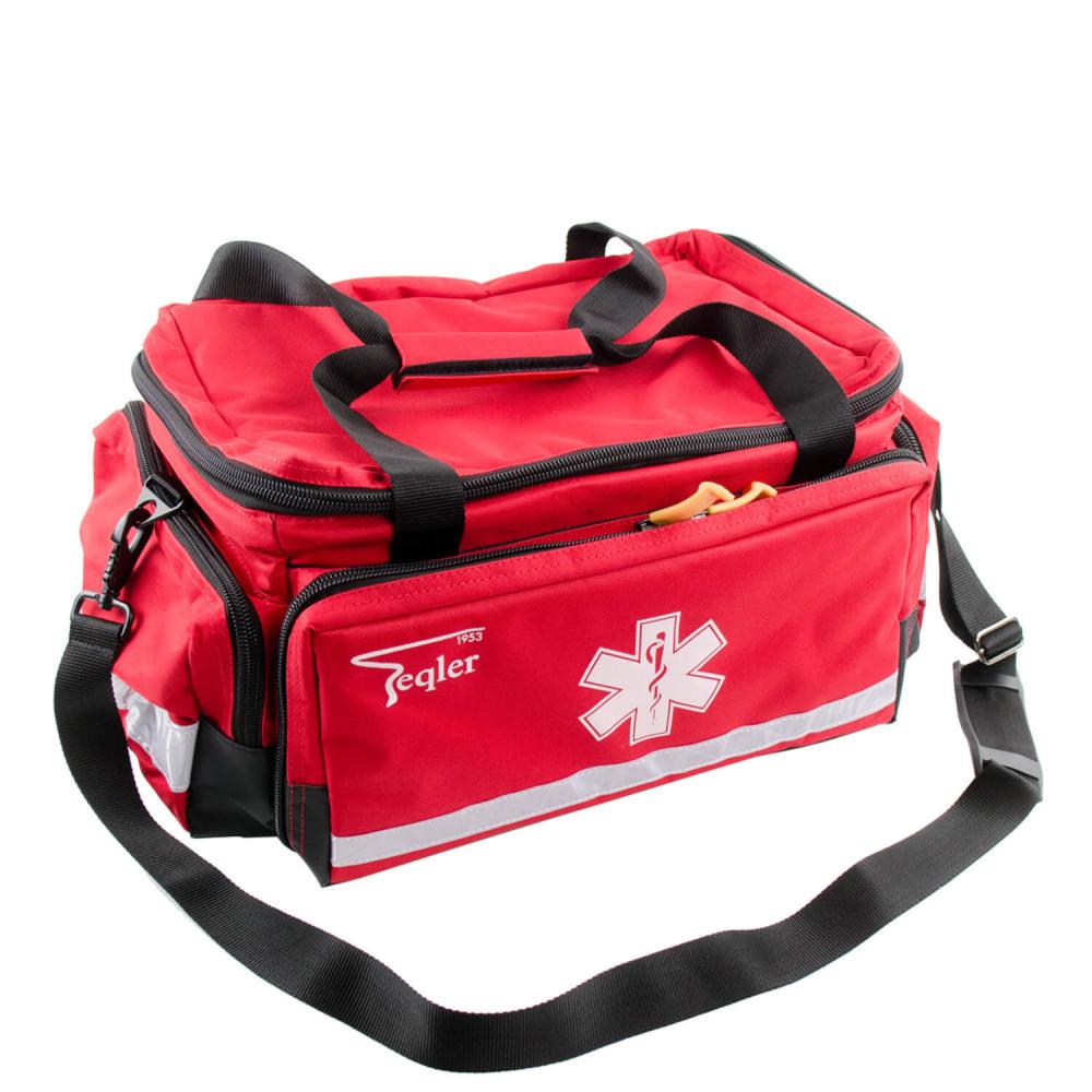 TEQLER Emergency Rettungstasche Notarzttasche Erste-Hilfe-Tasche LÜTTICH Nylon rot