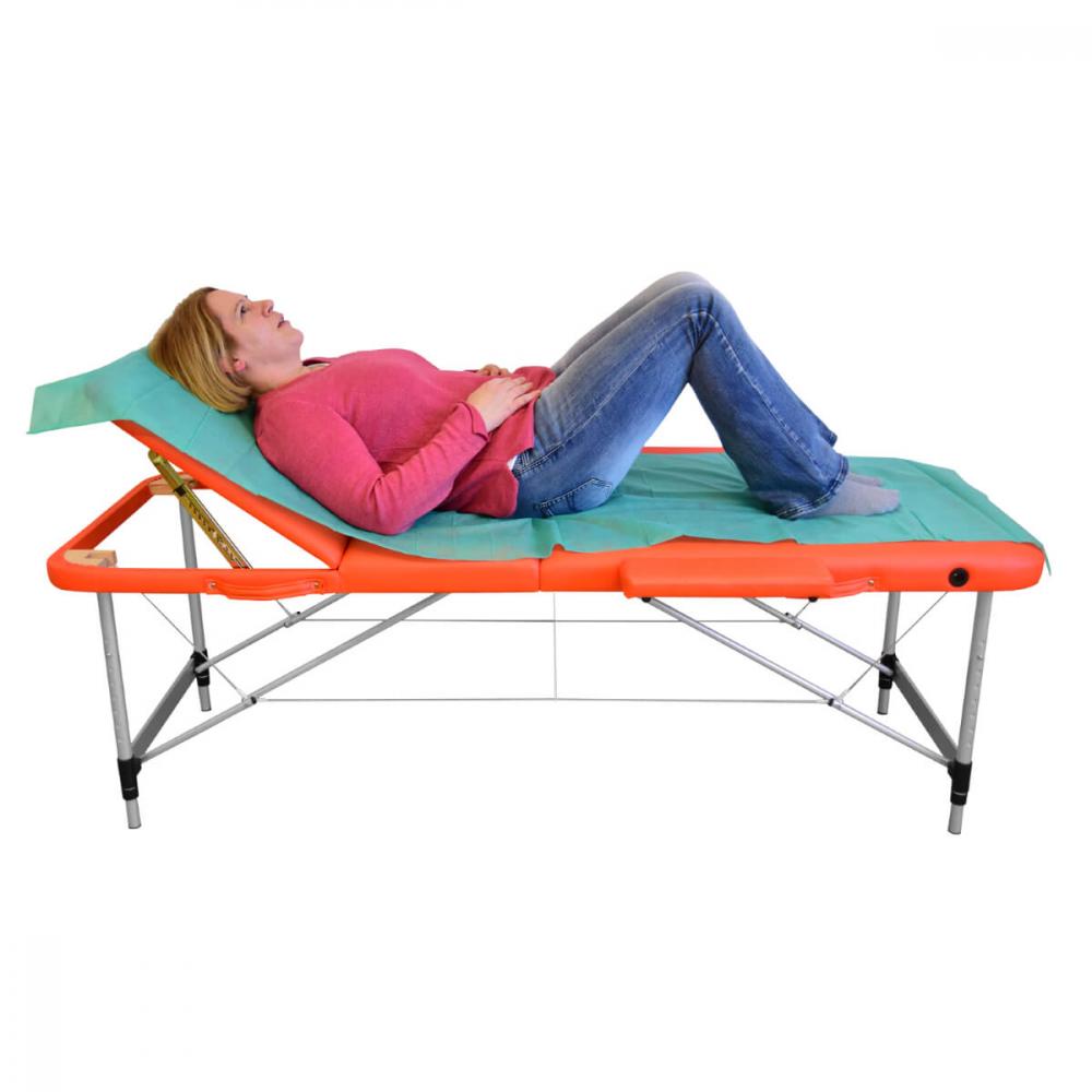TEQLER Interior mobile Untersuchungsliege weiß