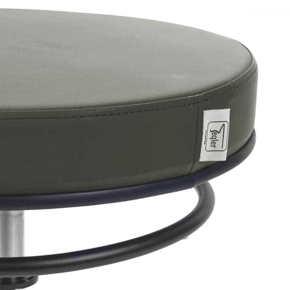 TEQLER Interior Rollhocker grau (T135362grau)