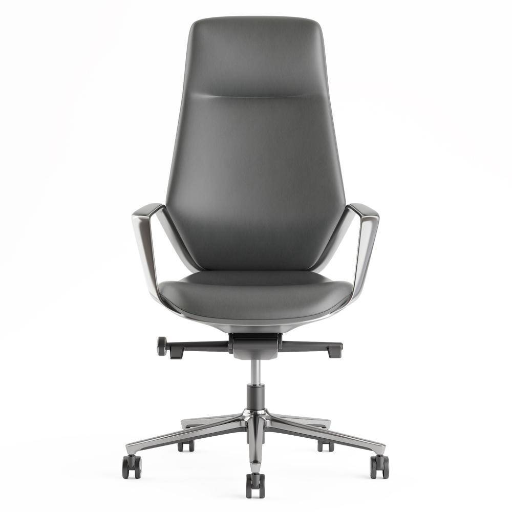 TEQLER | Bürosessel Chefsessel Farsund dunkelgrau (T171153)