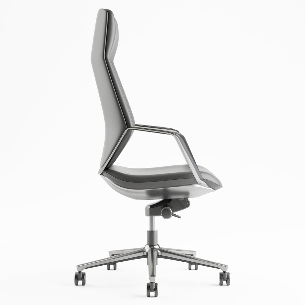 TEQLER | Bürosessel Chefsessel Farsund dunkelgrau (T171153)