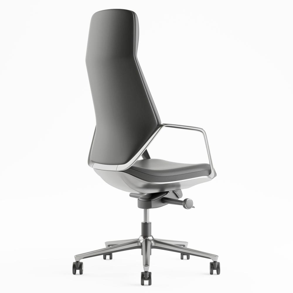 TEQLER | Bürosessel Chefsessel Farsund dunkelgrau (T171153)