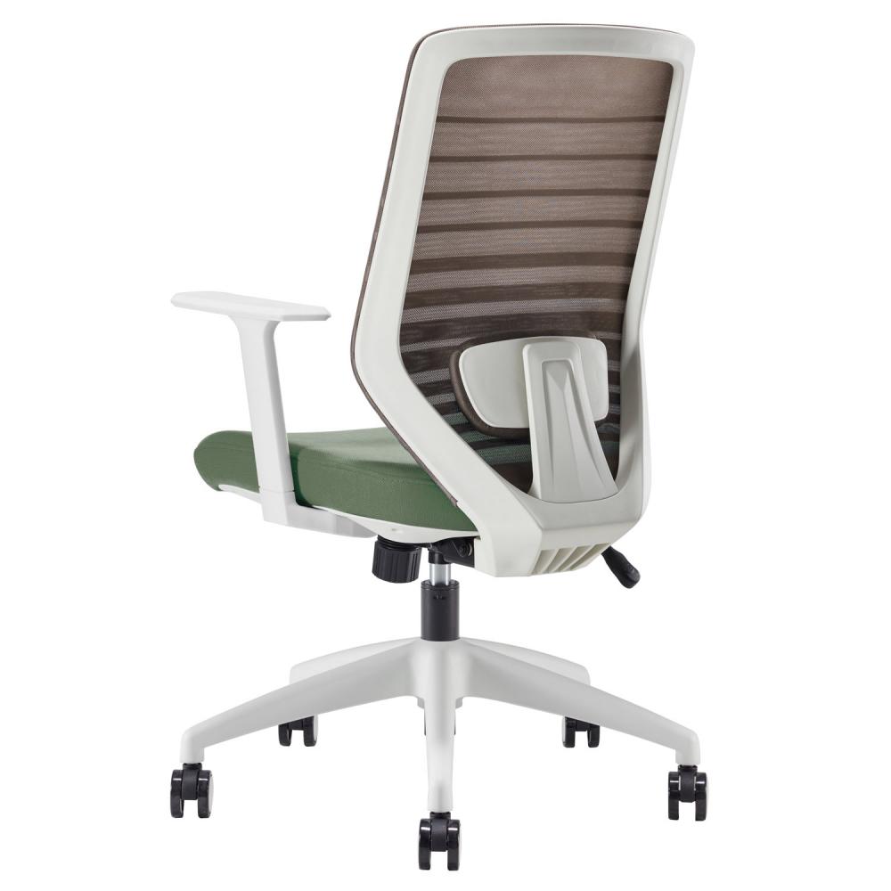 TEQLER | Bürostuhl Oslo weiß beige khaki (T171163)