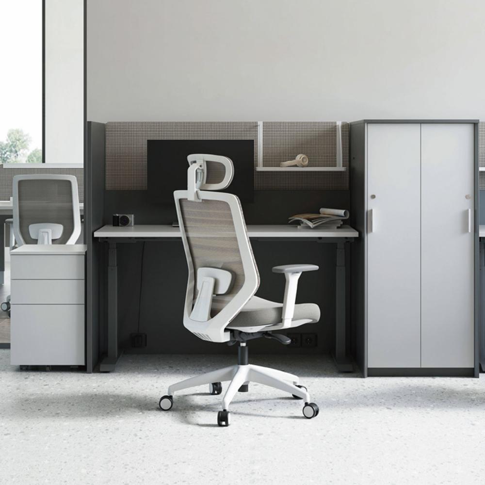 TEQLER | Bürostuhl Svelvik schwarz beige schwarz (T171164)