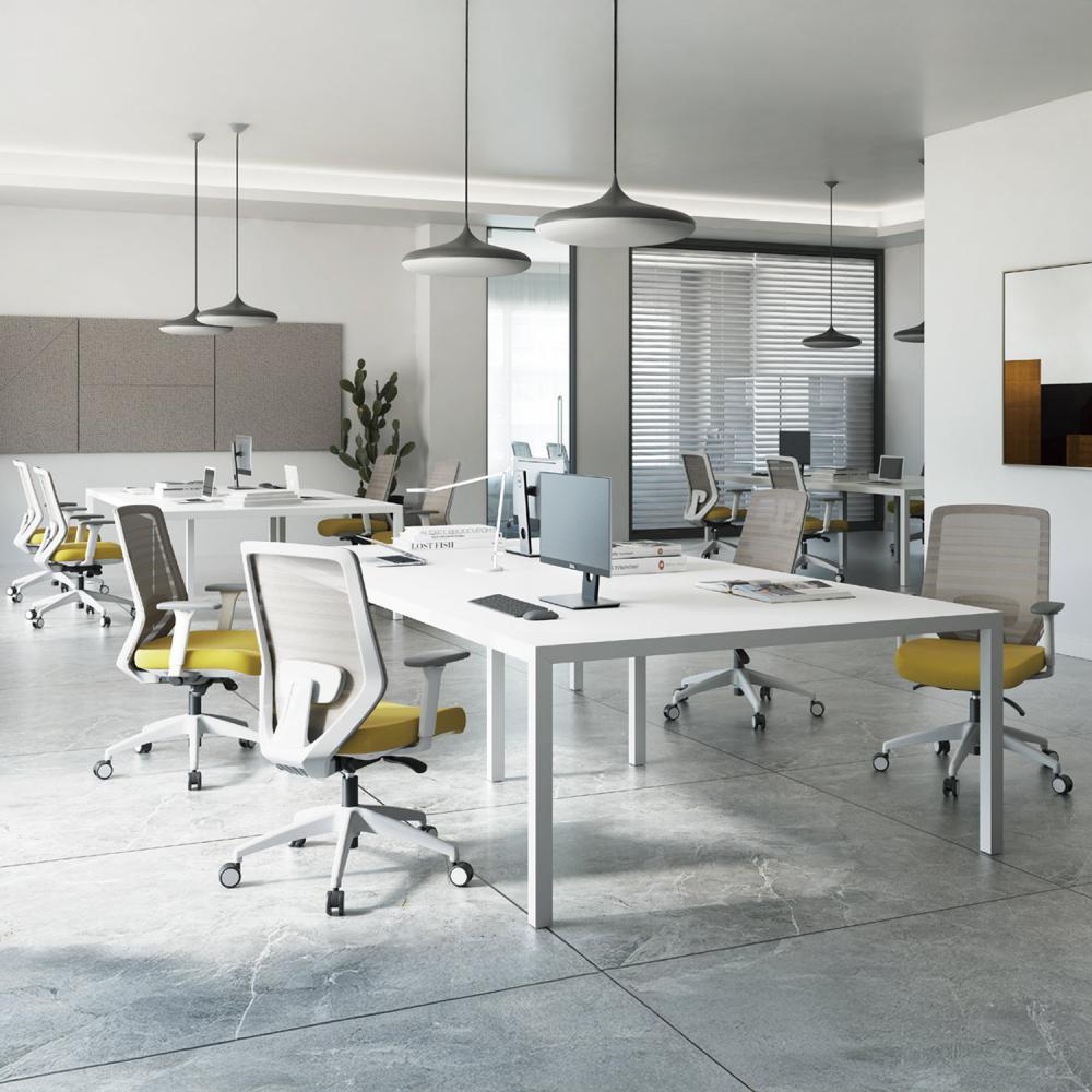 TEQLER | Bürostuhl Svelvik schwarz beige schwarz (T171164)