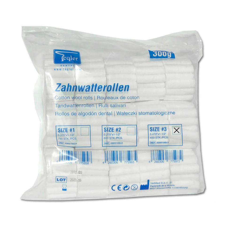 TEQLER | Zahnwatterollen (1,2cm) T220510Gr3