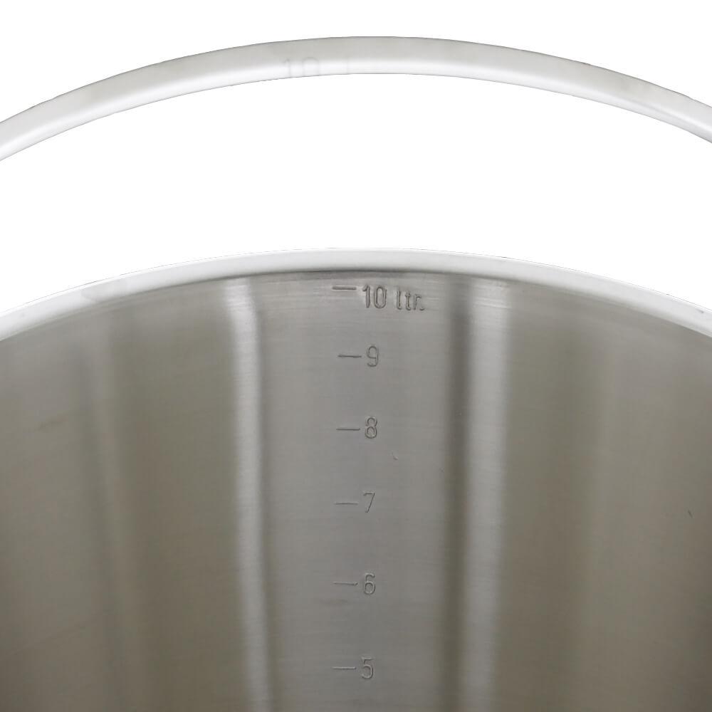 TEQLER | Edelstahleimer 10 Liter (T124594)