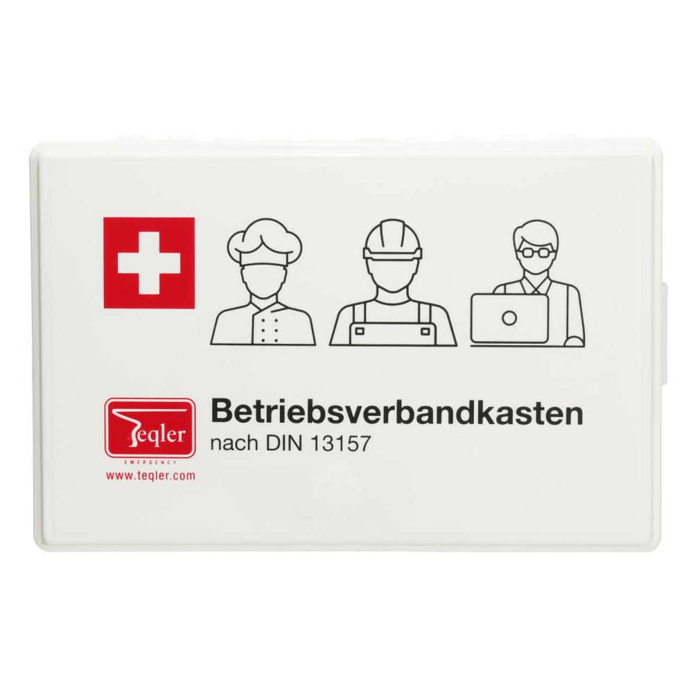 TEQLER | Betriebsverbandskasten DIN 13157 weiß (T145192)