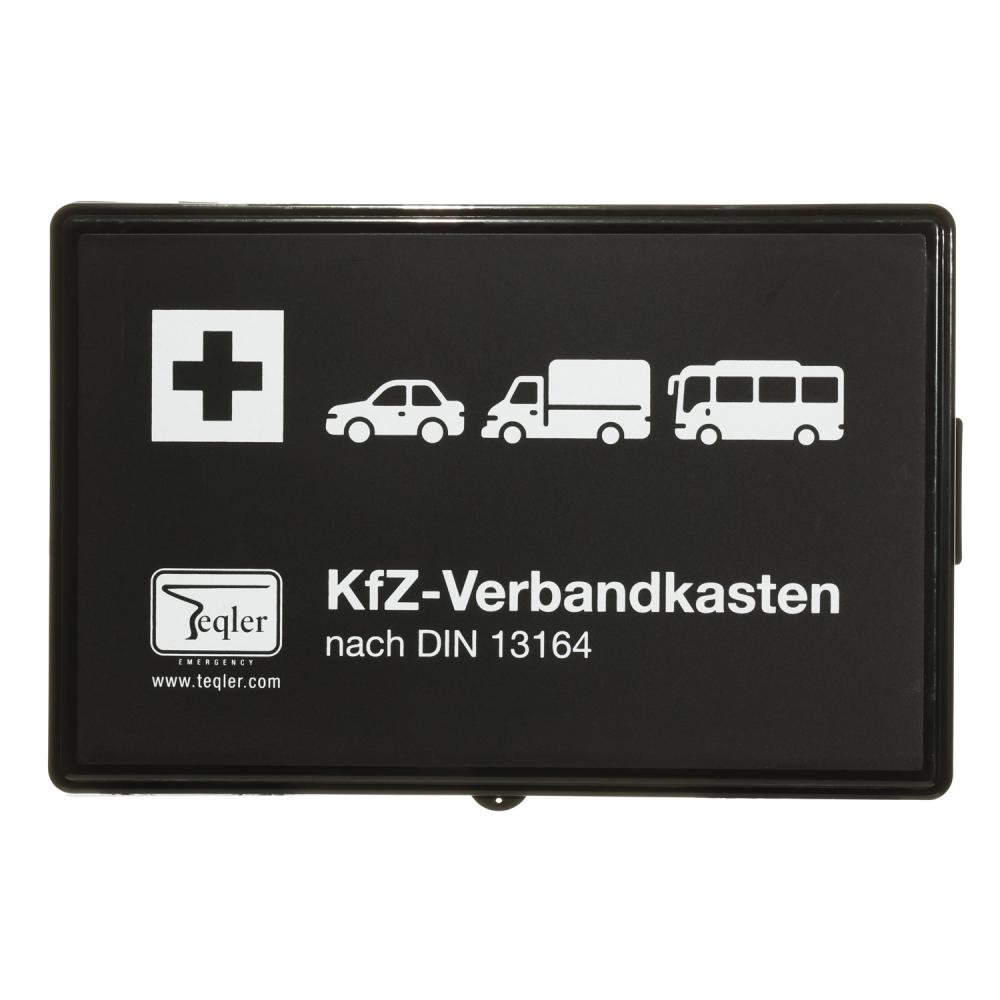 TEQLER | Kfz-Verbandskasten DIN 13164 schwarz (T145194)
