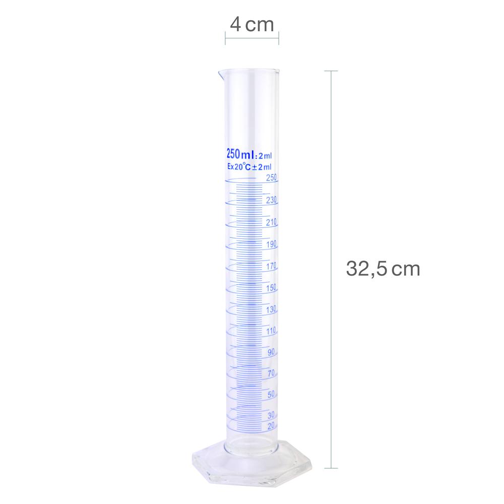 TEQLER | Messzylinder aus Glas 250ml (T135855)