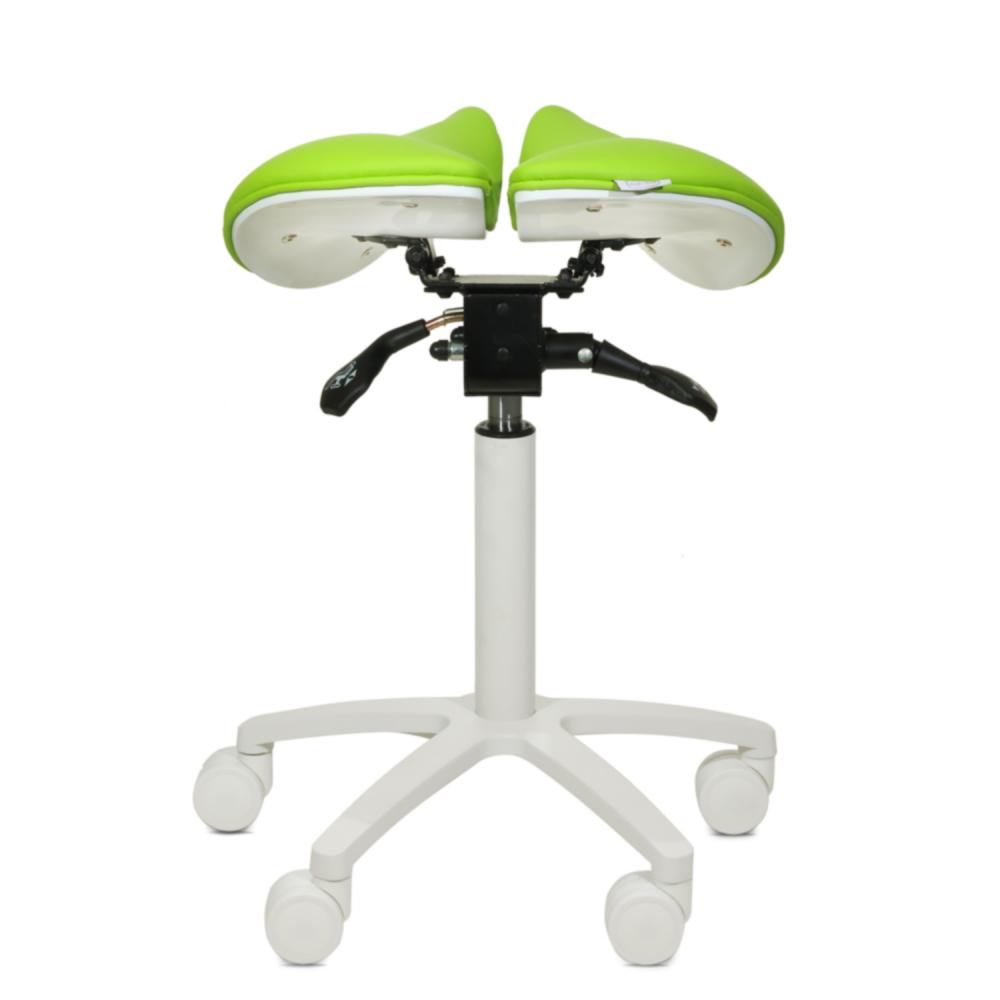 TEQLER | Sattelhocker geteilte Sitzfläche apfelgrün (T145213)