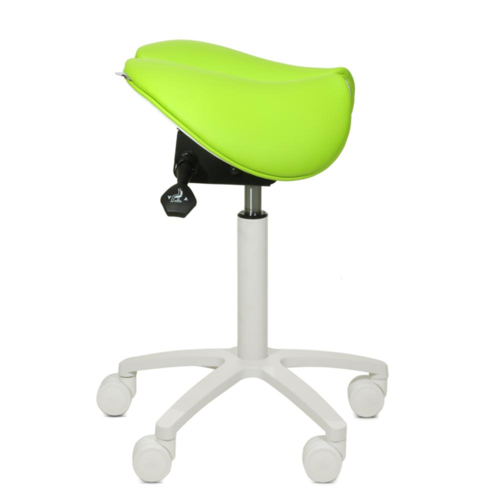 TEQLER | Sattelhocker geteilte Sitzfläche apfelgrün (T145213)
