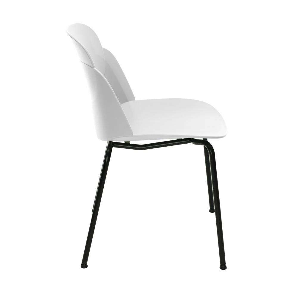 TEQLER | Designer-Wartezimmerstuhl weiß (T145813)