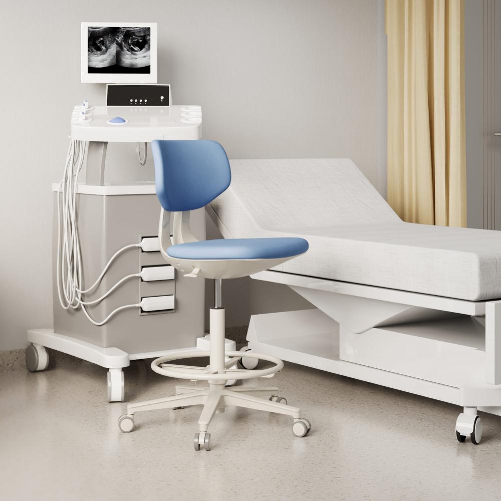 TEQLER | Praxisdrehstuhl MODENA hellblau (T170719)