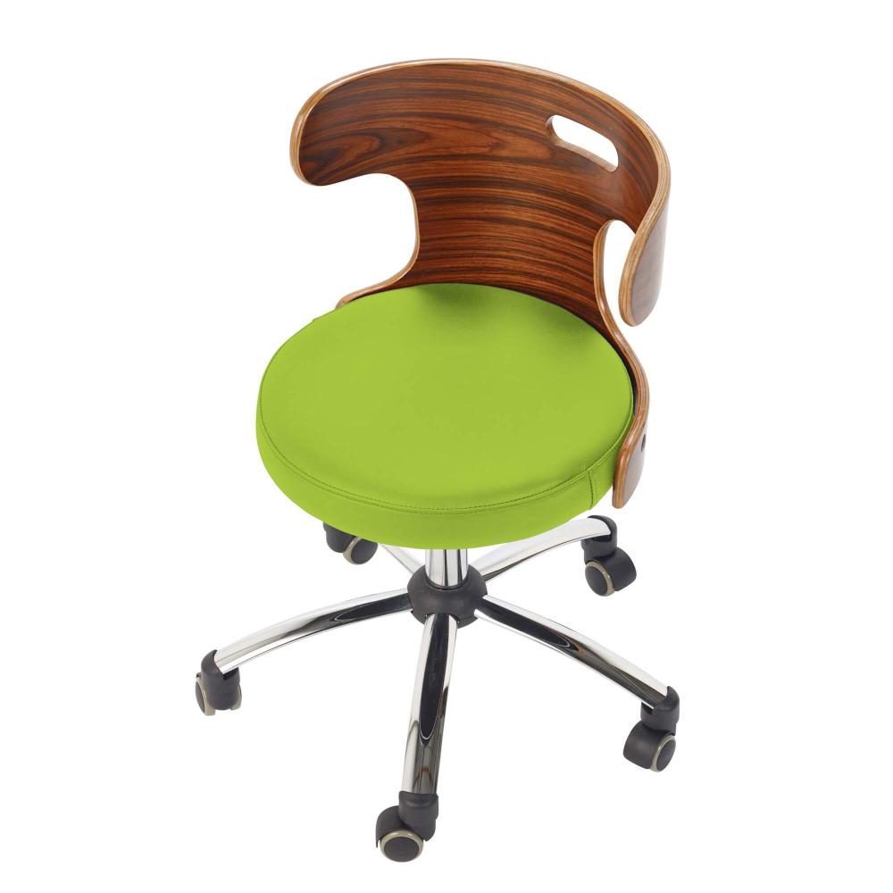 TEQLER | Designerdrehstuhl mit Rückenlehne apfel (T135366)