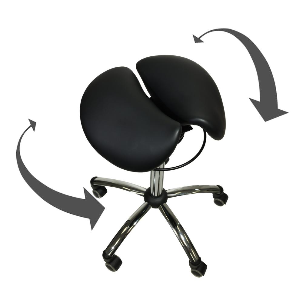 TEQLER | Sattelhocker schwarz (T145210)