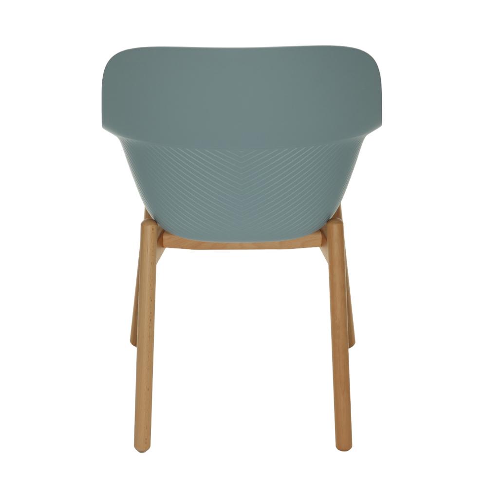 TEQLER | Besucherstuhl mit Armlehne eisblau (T145818)