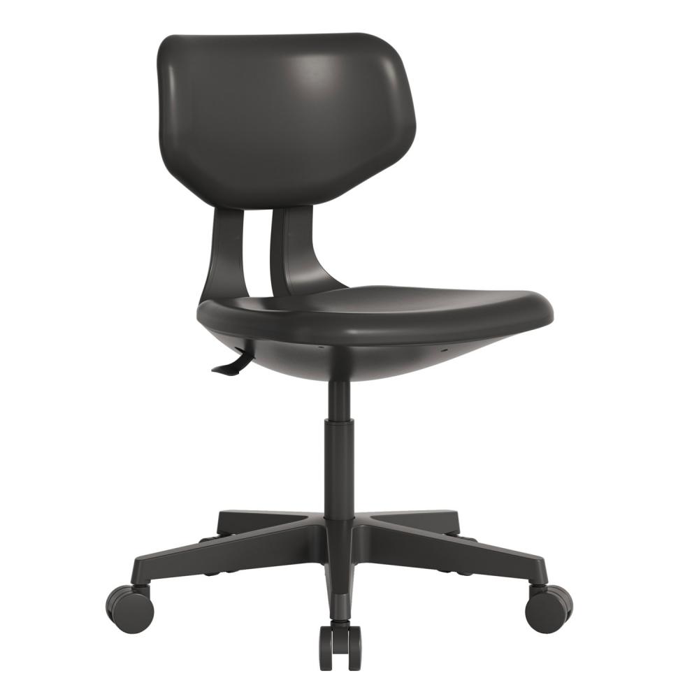 TEQLER | Laborrollhocker MILAN schwarz (T170712)