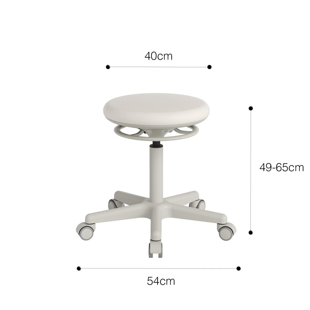 TEQLER | Praxisrollhocker LECCE weiß (T170736)