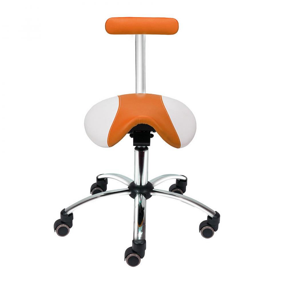 TEQLER | Sattelhocker abnehmbare Lehne (orange) T142729ow