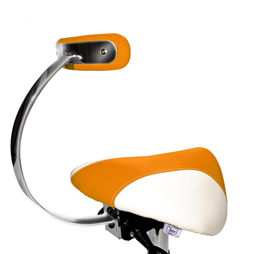 TEQLER | Sattelhocker abnehmbare Lehne (orange) T142729ow