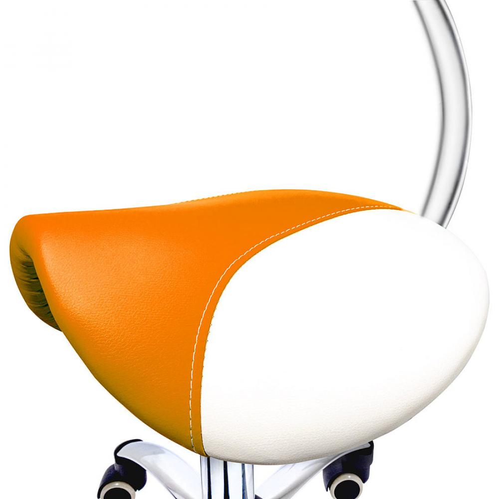 TEQLER | Sattelhocker abnehmbare Lehne (orange) T142729ow
