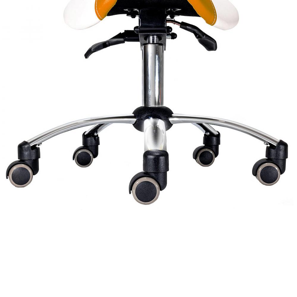 TEQLER | Sattelhocker abnehmbare Lehne (orange) T142729ow