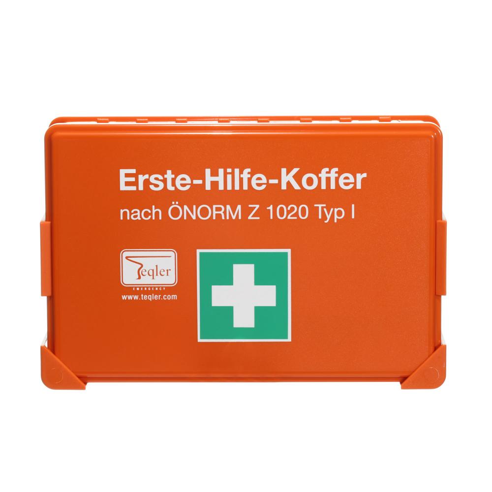 TEQLER | Erste-Hilfe-Kasten ÖNORM Z 1020 Typ 1 orange (T145189)