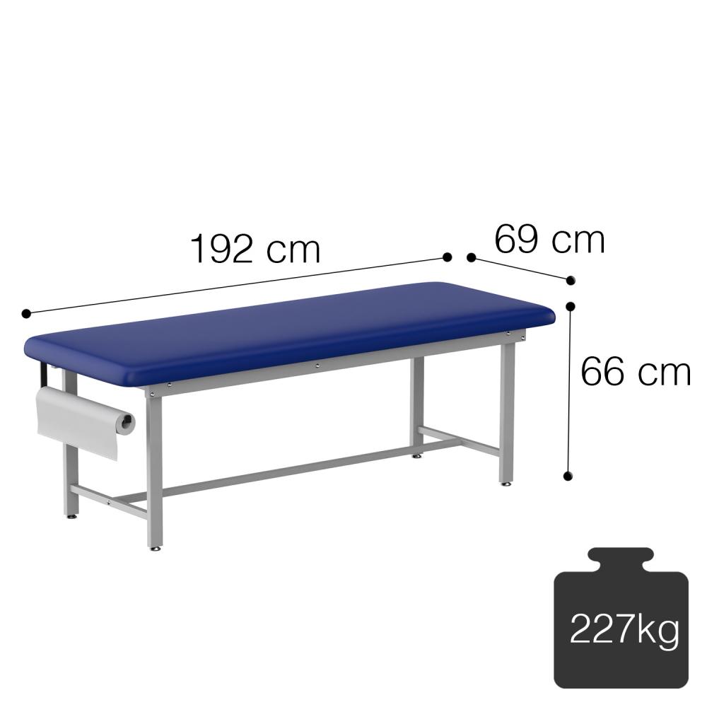 TEQLER | flache Behandlungsliege midnight blue (T146551)