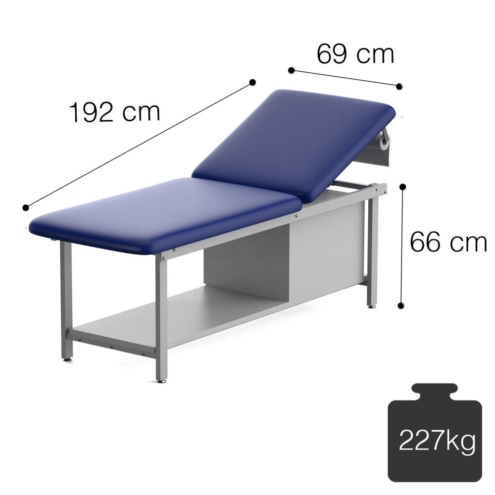 TEQLER | Untersuchungsliege mit Unterschrank midnight blue (T146562)