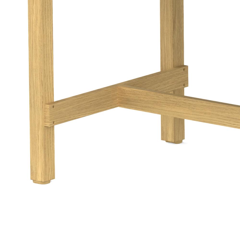 TEQLER | flache Holz-Behandlungsliege burgund (T146709)