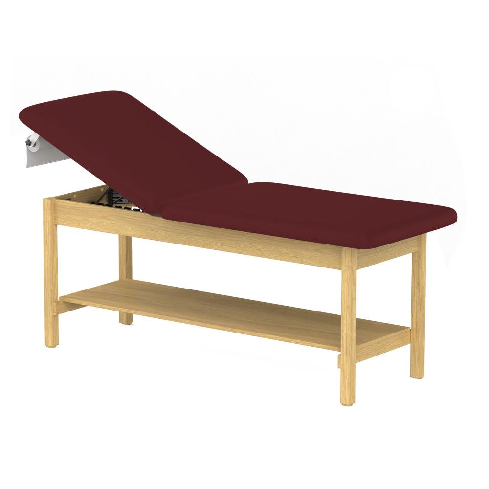 TEQLER | Holz-Untersuchungsliege burgund (T146713)