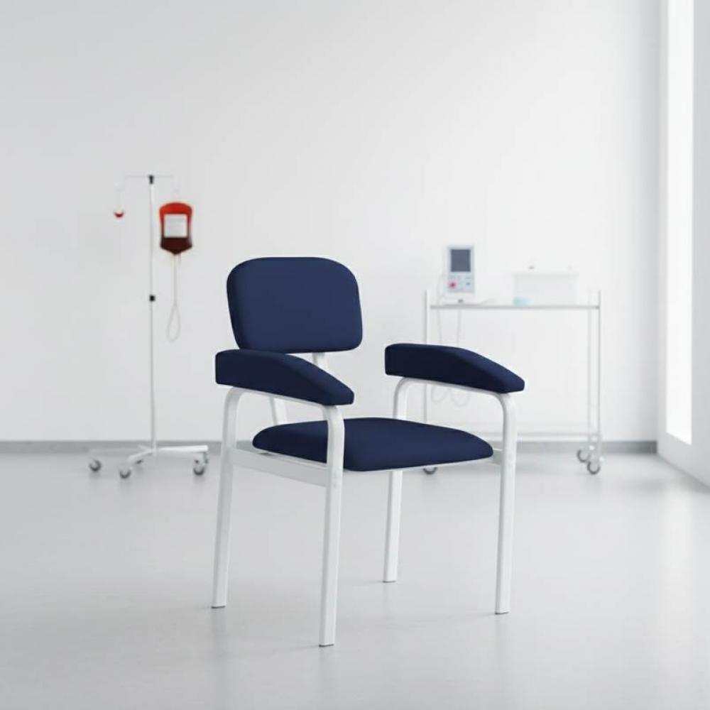 TEQLER | Phlebotomiestuhl Blutentnahmestuhl blau (T170701)