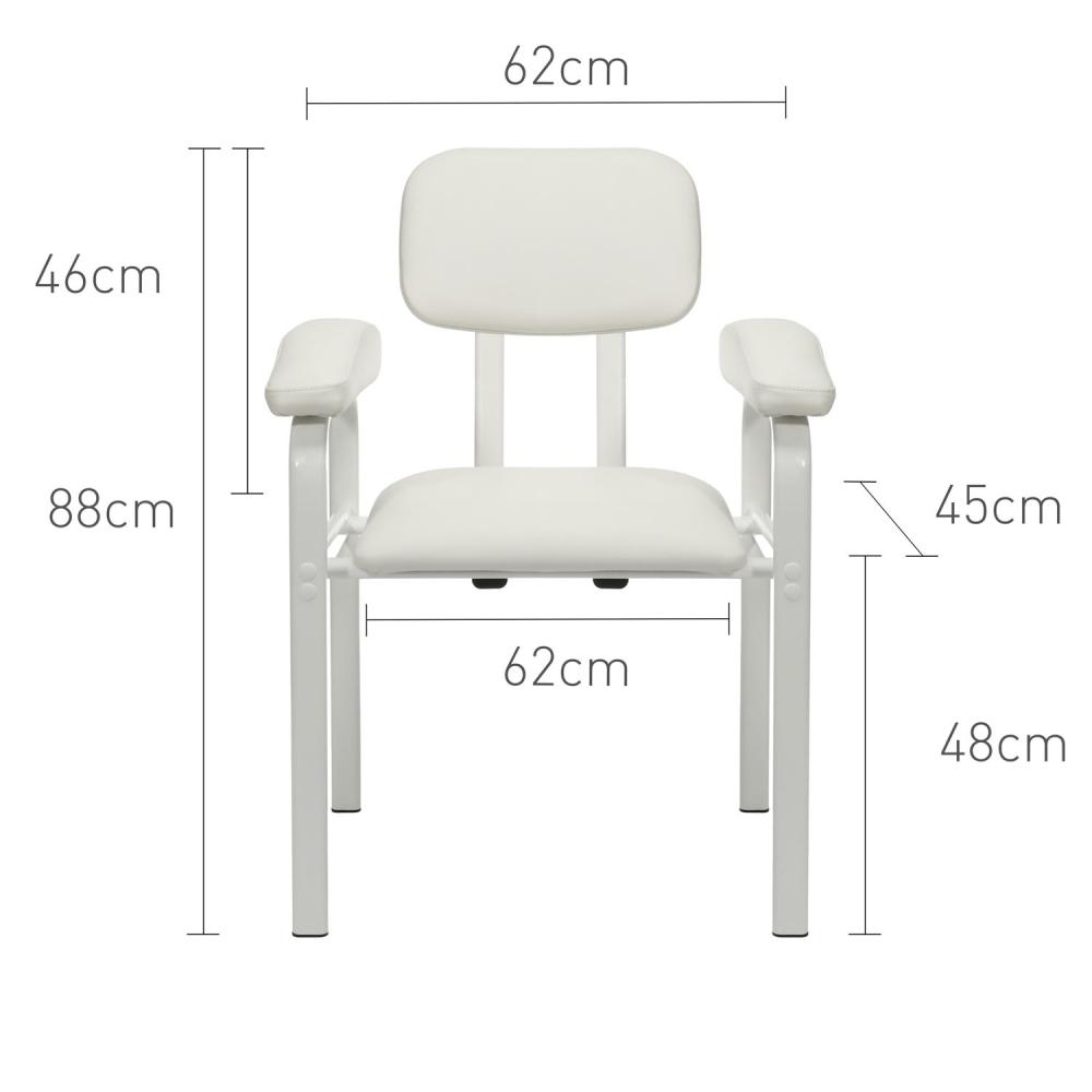 TEQLER | Phlebotomiestuhl Blutentnahmestuhl weiß (T170703)