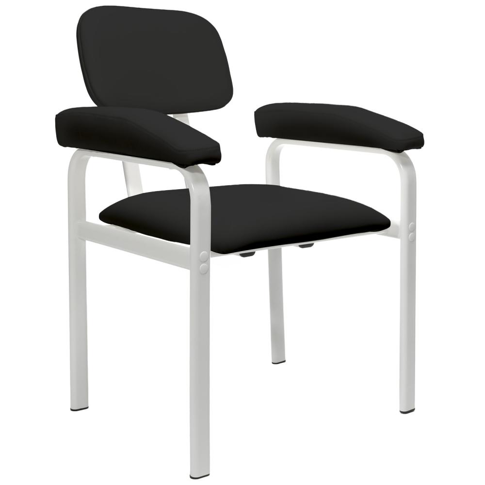 TEQLER | Phlebotomiestuhl Blutentnahmestuhl schwarz (T170704)