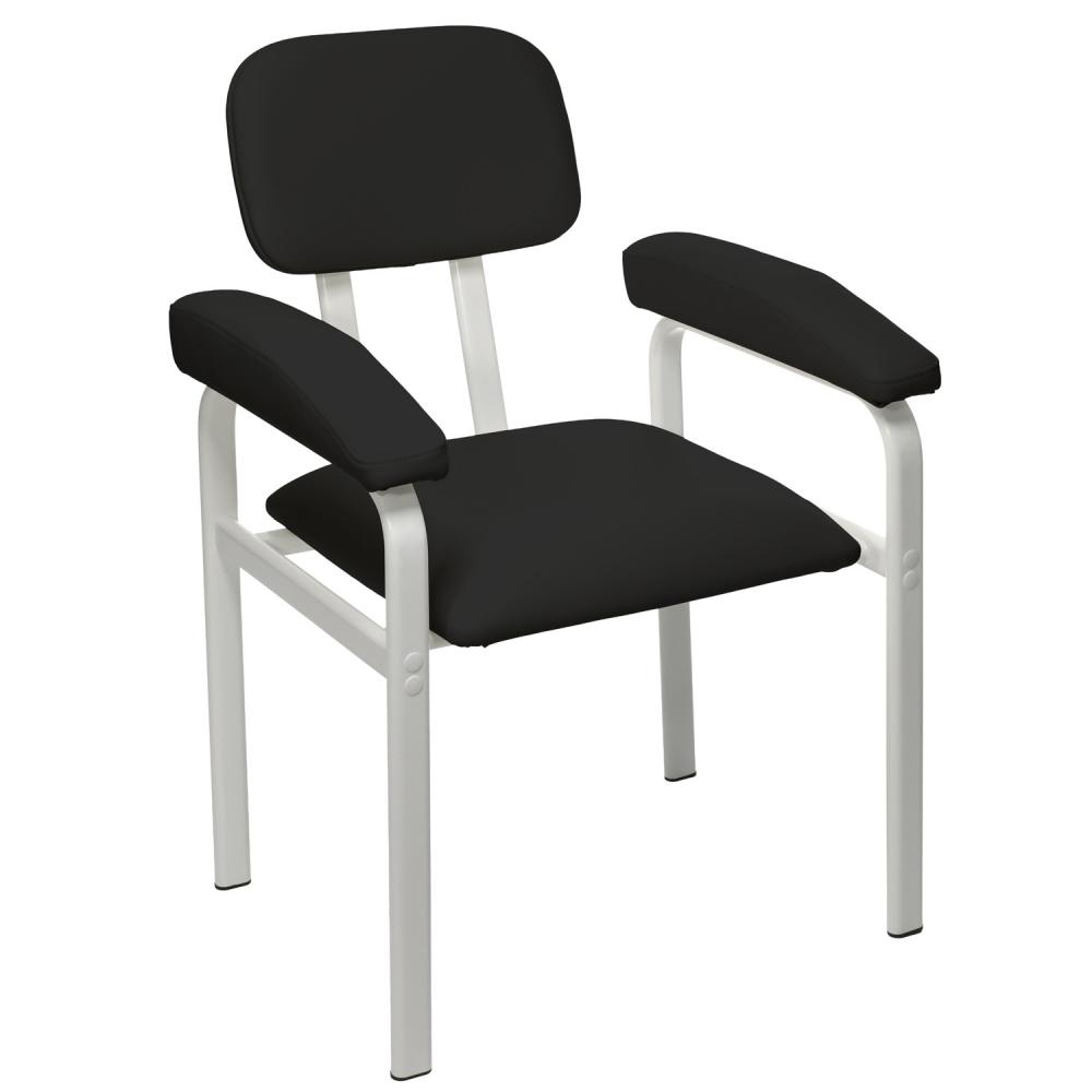 TEQLER | Phlebotomiestuhl Blutentnahmestuhl schwarz (T170704)