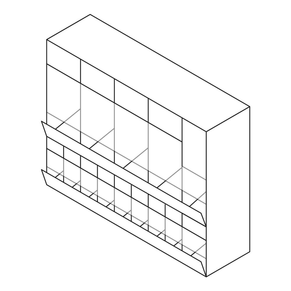 TEQLER | Materialspender XXL 14 Fächer (T170710)